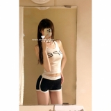 【台南外約】恩恩 162/45/C 21歲｜鄰家甜甜學生妹、全程不偷時超配合女友Fu